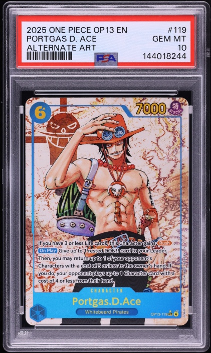 2025 One Piece Japanese Carrying On His Will Alt Art Portgas D