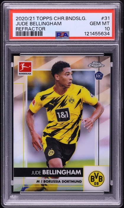 その他 2020 21 topps chrome Bellingham psa9 2020-21 Topps Chrome UEFA Jude Bellingham IMAGE VARIATION
