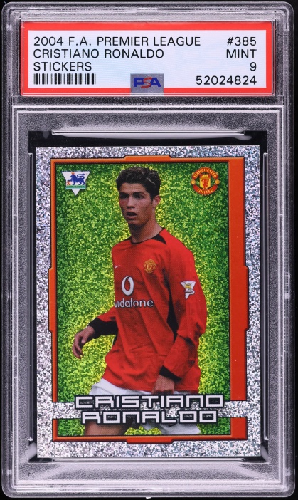 2004 Topps Premier Gold Cristiano Ronaldo ROOKIE #MU6 PSA 9 MINT