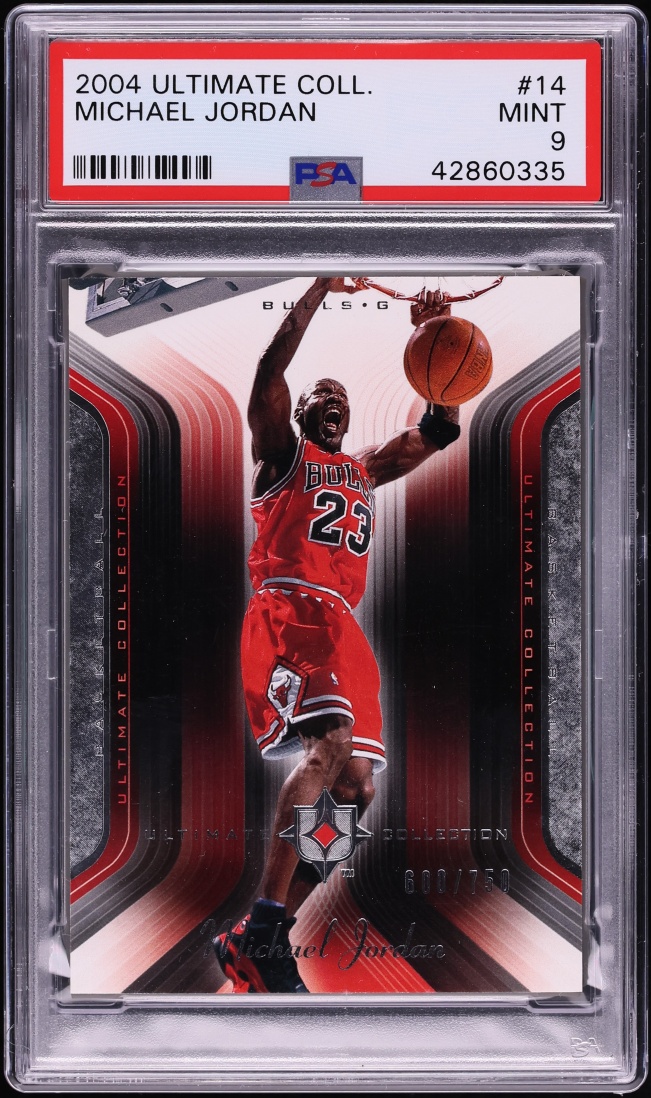 2004 Ultimate Collection Michael Jordan /750 #14 PSA 9 MINT