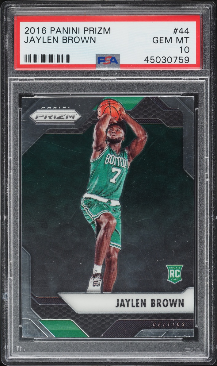 2016 Panini Prizm Jaylen Brown ROOKIE #44 PSA 10 GEM MINT