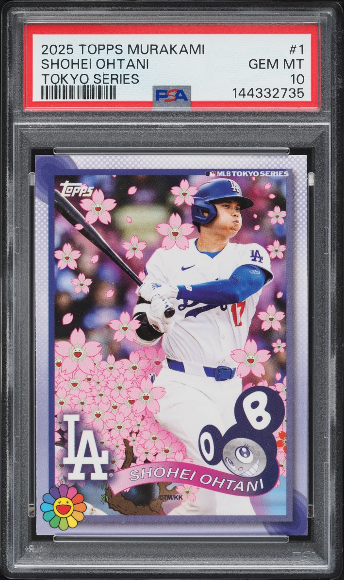 2025 Topps Takashi Murakami MLB World Tour Tokyo Series Shohei Ohtani #1 PSA 10 GEM MINT