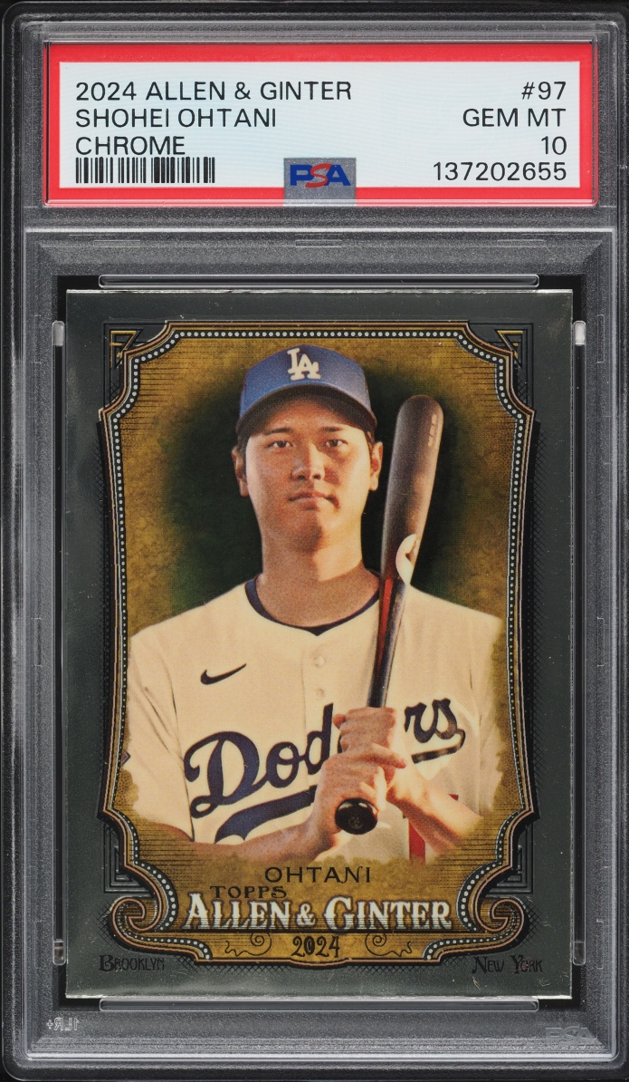 2024 Topps Allen & Ginter Chrome Shohei Ohtani #97 PSA 10 GEM MINT