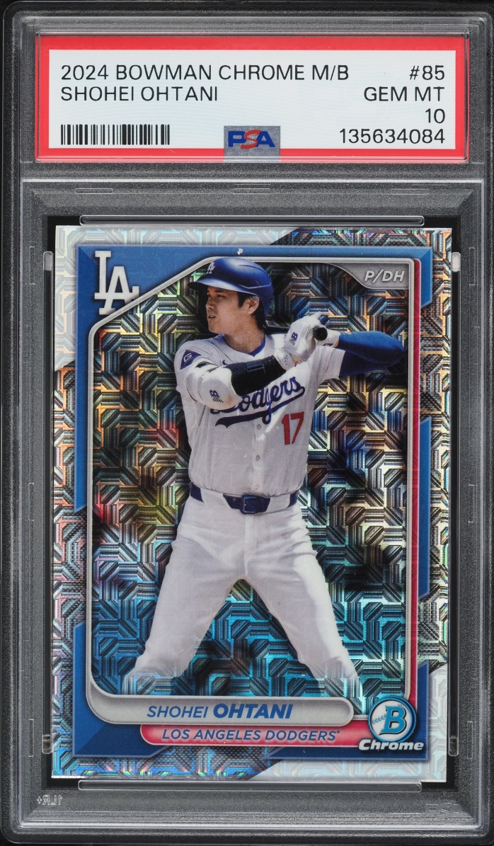 2024 Bowman Chrome Mega Box Shohei Ohtani #85 PSA 10 GEM MINT