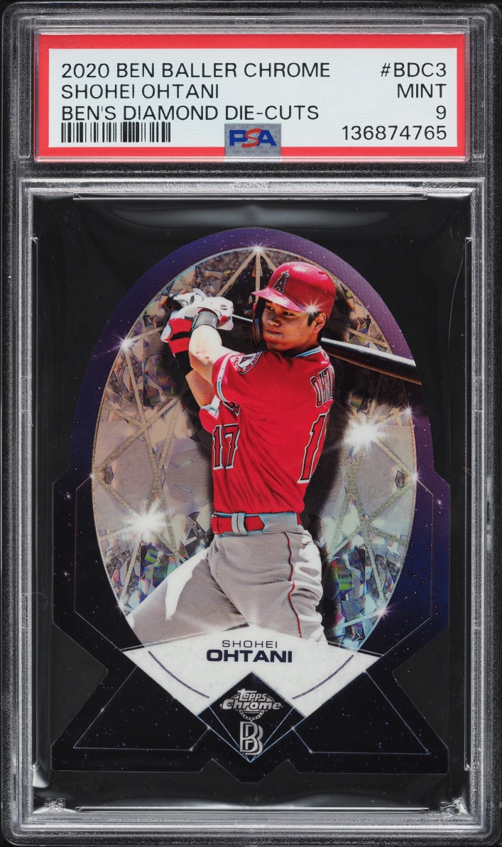 2020 Topps Chrome Ben Baller Ben's Diamond Die-Cuts Shohei Ohtani #BDC3 PSA 9 MINT