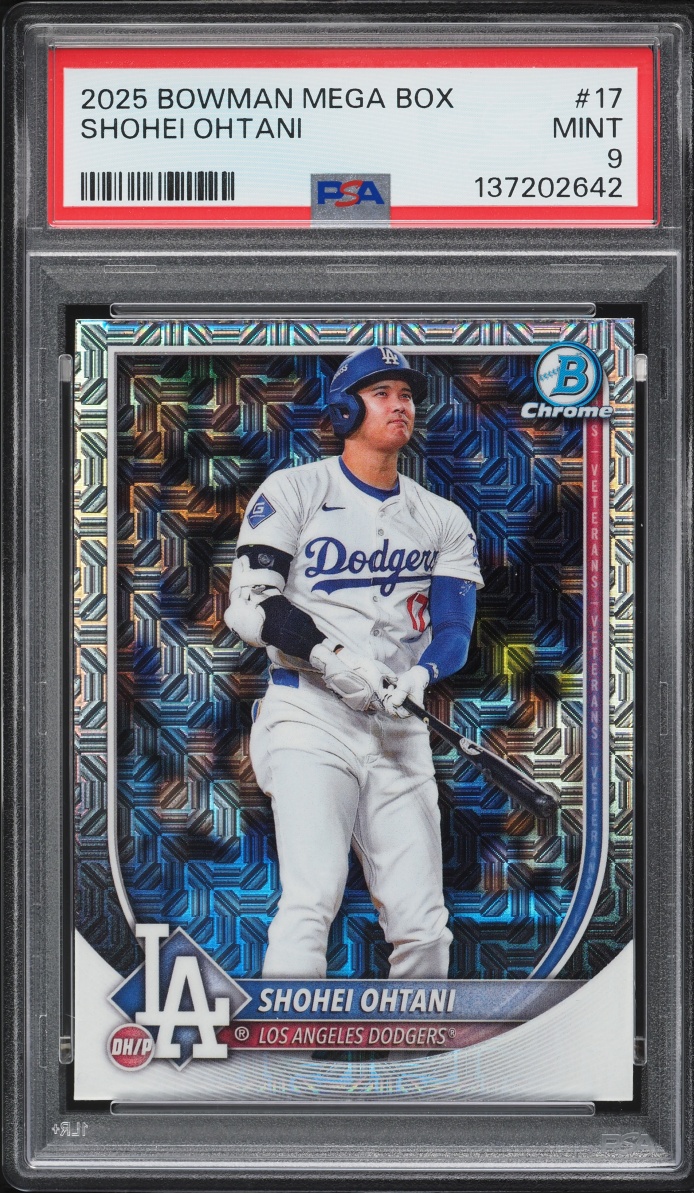 2025 Bowman Chrome Mega Box Shohei Ohtani #17 PSA 9 MINT