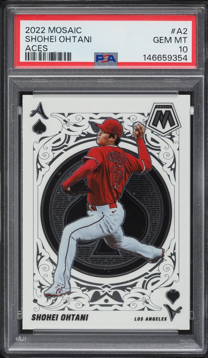 2022 Panini Mosaic Aces Shohei Ohtani #A-2 PSA 10 GEM MINT