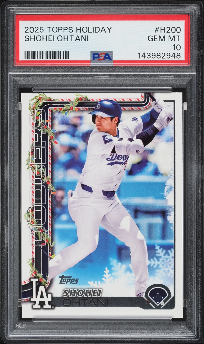 2025 Topps Holiday Shohei Ohtani #H200 PSA 10 GEM MINT