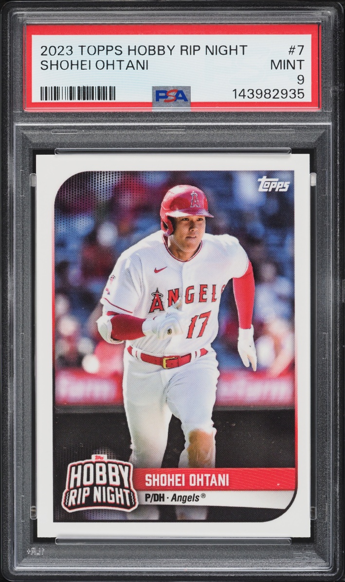 2023 Topps Hobby Rip Night Shohei Ohtani #7 PSA 9 MINT