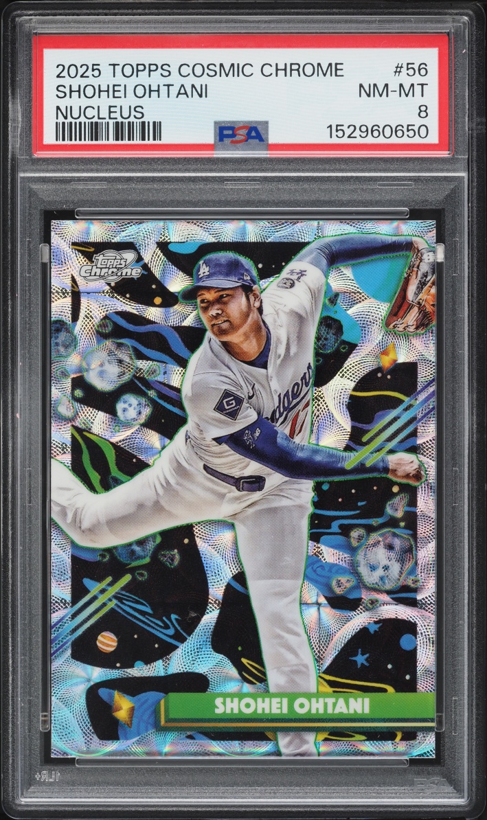 2025 Topps Chrome Cosmic Nucleus Shohei Ohtani #56 PSA 8 NM-MT