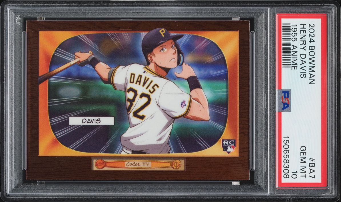 2024 Bowman '55 Anime Henry Davis ROOKIE #BA7 PSA 10 GEM MINT