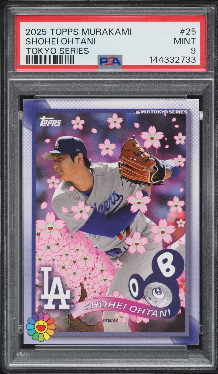 2025 Topps Takashi Murakami MLB World Tour Tokyo Series Shohei Ohtani #25 PSA 9 MINT