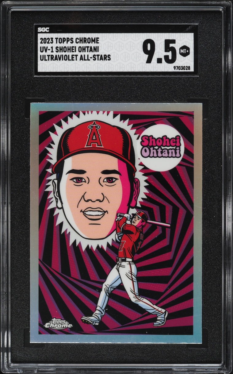 2023 Topps Chrome Ultraviolet All-Stars Shohei Ohtani #UV-1 SGC 9.5 MINT+