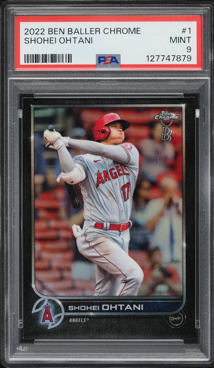 2022 Topps Chrome Ben Baller Shohei Ohtani #1 PSA 9 MINT