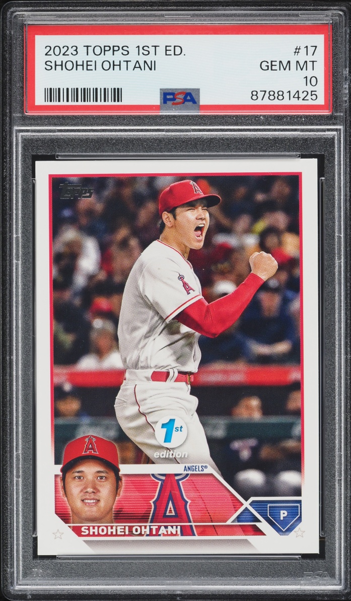 2023 Topps 1st Edition Shohei Ohtani #17 PSA 10 GEM MINT