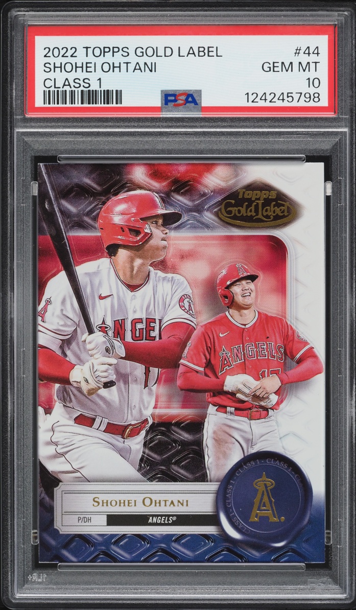 2022 Topps Gold Label Class 1 Shohei Ohtani #44 PSA 10 GEM MINT