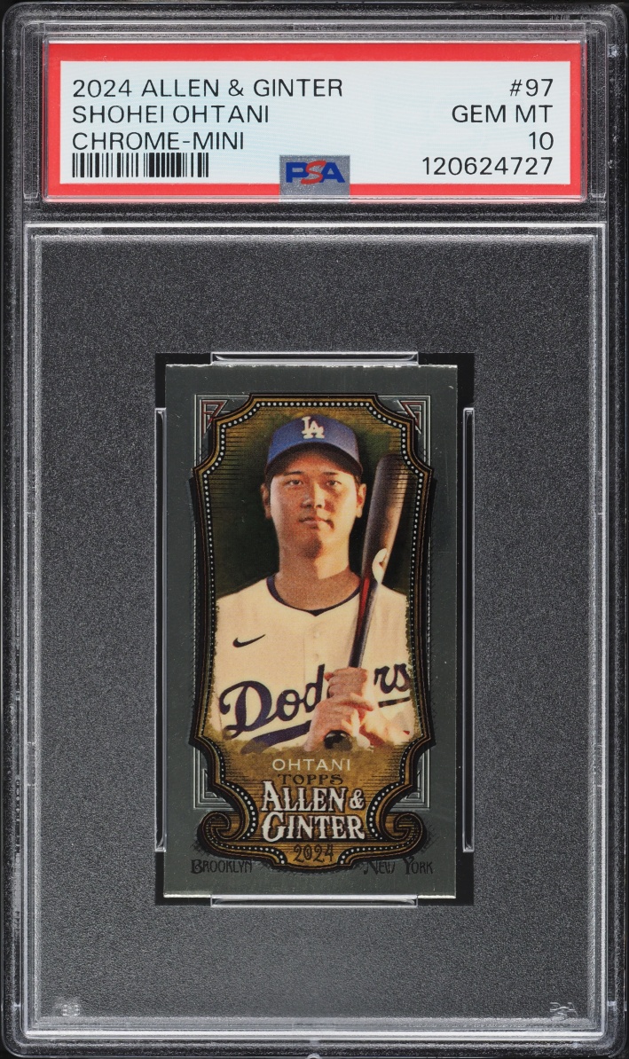 2024 Topps Allen & Ginter Chrome Mini Shohei Ohtani #97 PSA 10 GEM MINT