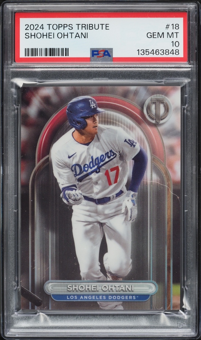 2024 Topps Tribute Shohei Ohtani #18 PSA 10 GEM MINT