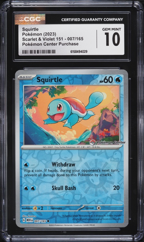 squirtle basic pokemon card value 2000 KOREAN BASE SET 1ST EDITION #63 PSA 10 *POP 6*  lowpopping The item may be similar but not exactly the same as the image (e.g Squirtle - Base Set [COMMON]