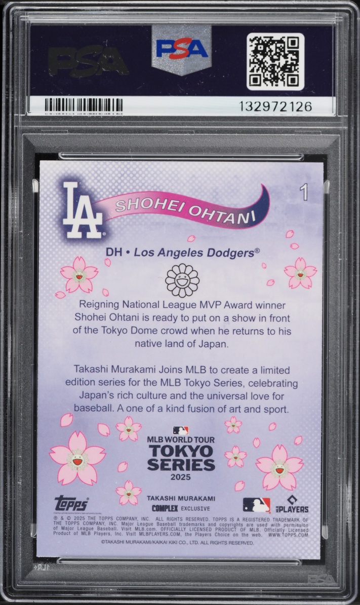 2025 Topps Murakami Tokyo Series Shohei Ohtani #1 PSA 10 GEM MINT