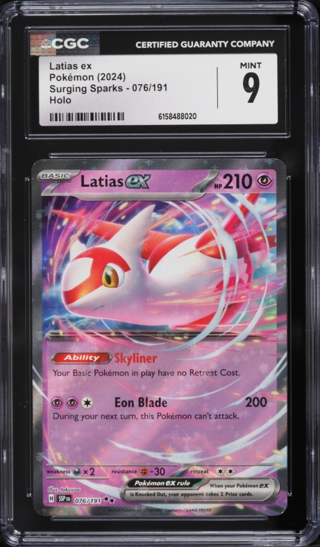 Latias ex - 076/191 - SV08: Surging Sparks [DOUBLE RARE] [Near Mint] | Ozzie Collectables