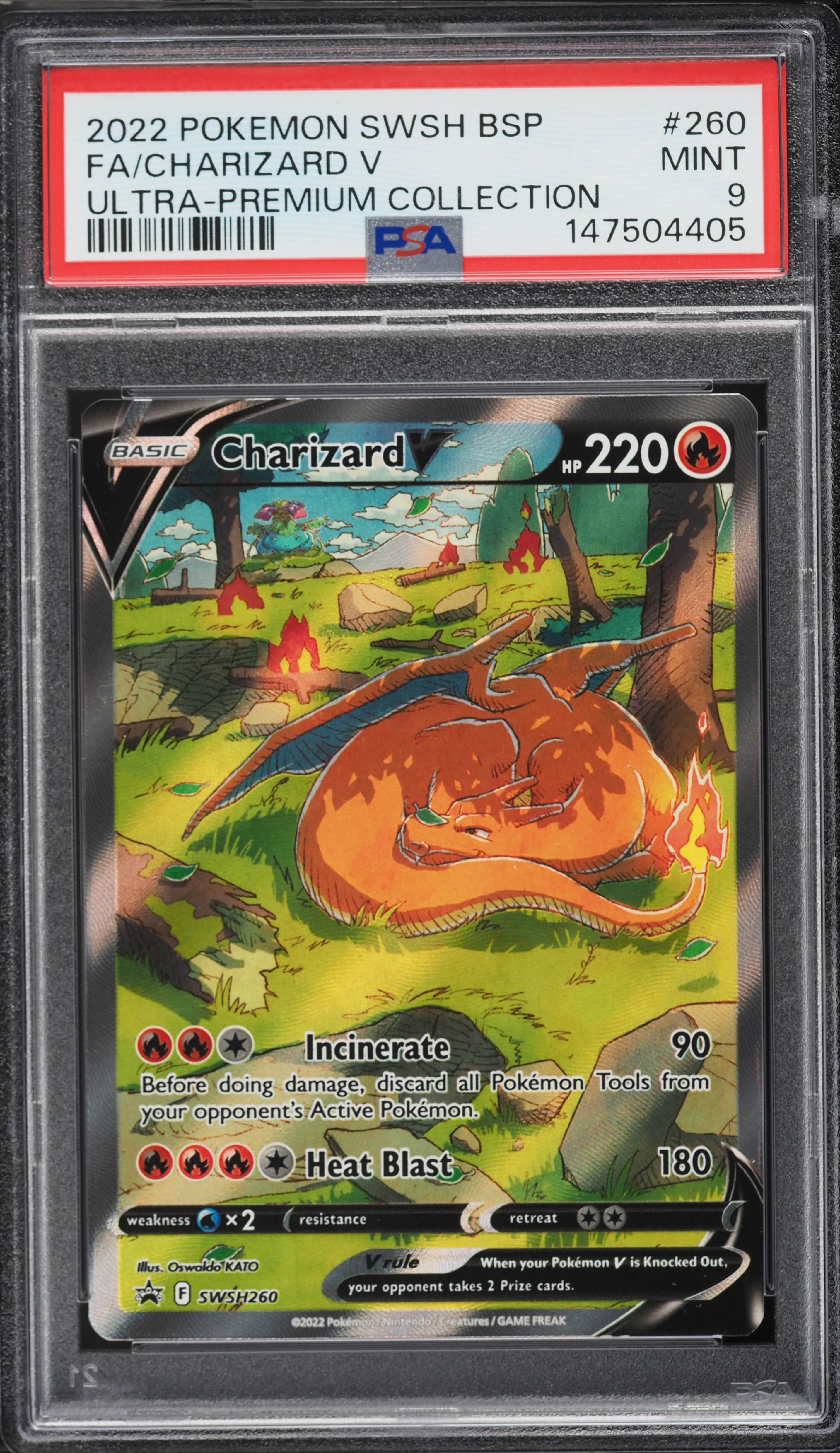 charizard v pokemon card price (Full Art) style setup or your main portfolio 2022 Pokemon Sword & Shield