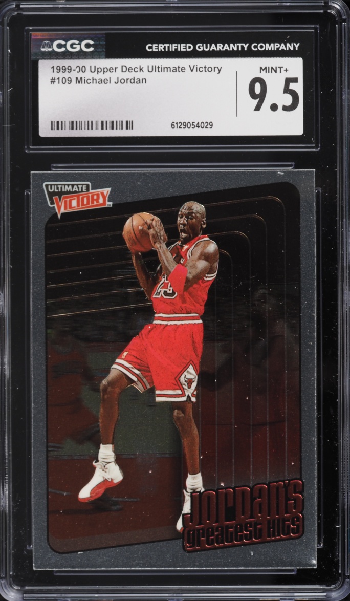 1999 Upper Deck Ultimate Victory Michael Jordan #109 CGC 9.5 MINT+