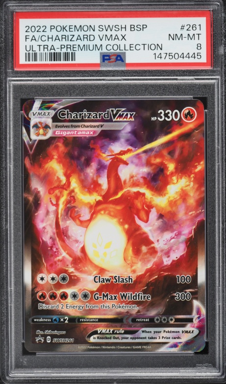 2022 Pokemon Sword & Shield Promo Ultra Premium Charizard VMAX #SWSH261 CGC  10 GEM MINT on Fanatics Collect