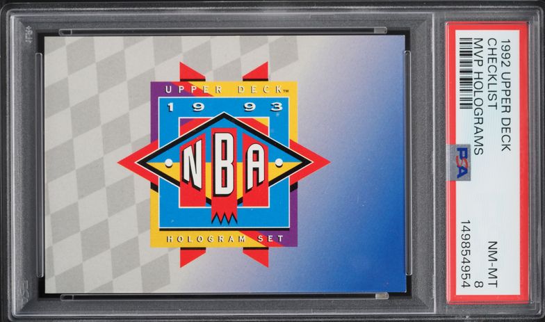 1992 upper deck holographic card set Amazon.com: 1992-93 Upper Deck Basketball Low Series 1 Diamond Logo Hologram  #1a Draft Trade Card Official UD NBA Trading Card (Stock Photo may show  different hologram you will get one in the