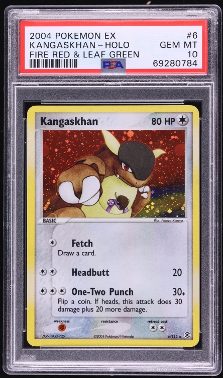 2004 Pokemon EX Fire Red Leaf Green Holo Kangaskhan #6 PSA 10 GEM MINT