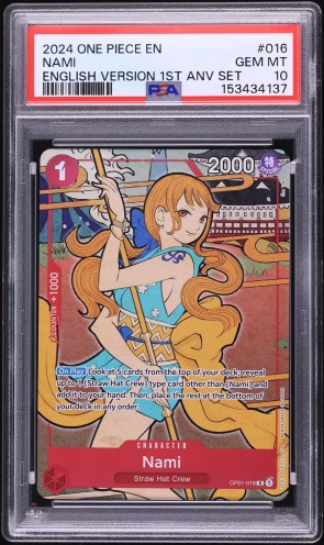2022 One Piece Japanese Premium 25th Anniversary Manga Art Nami