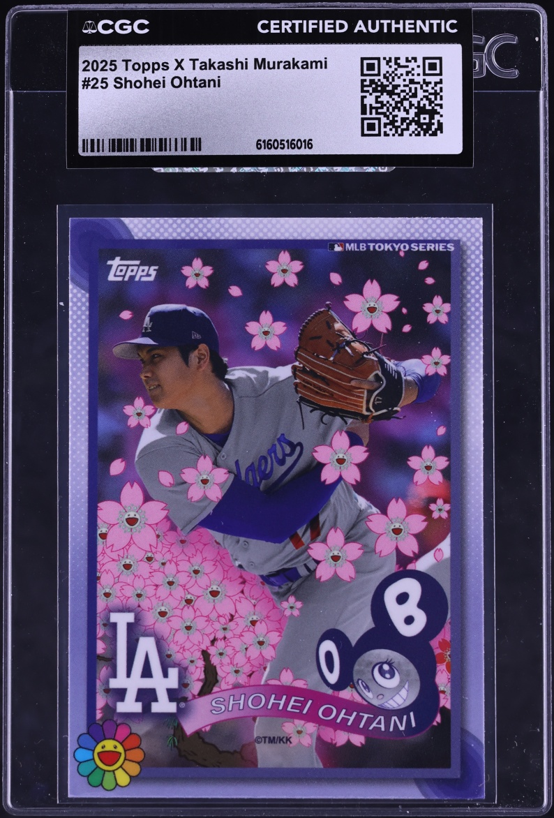 2025 Topps X Takashi Murakami MLB World Tour Tokyo Series Shohei Ohtani #25 CGC AUTH