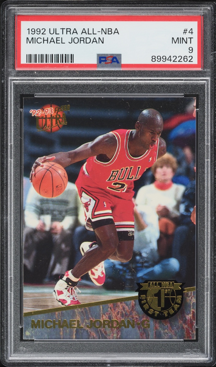 1992 Ultra All-NBA Michael Jordan #4 PSA 9 MINT