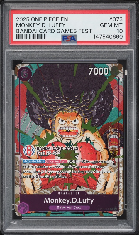 2025 One Piece Japanese Promo Premium Collection Day '25 Monkey D