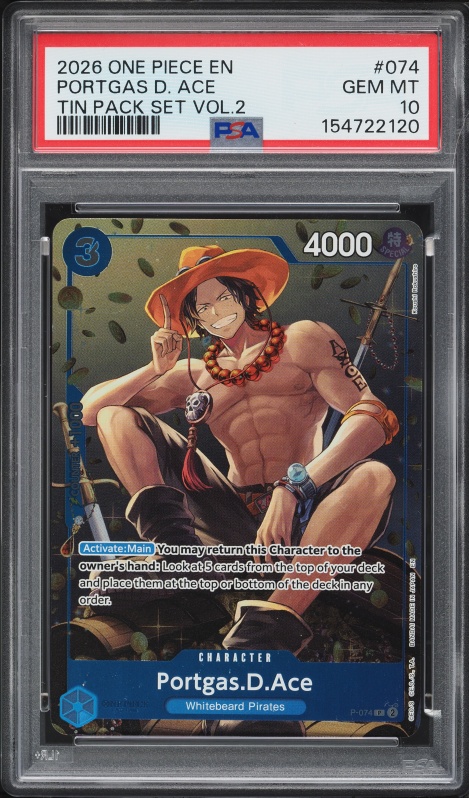 2024 One Piece Japanese Premium Leaders Colle. Portgas D. Ace