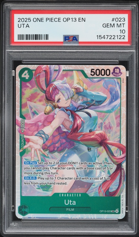 2025 One Piece Japanese Heroines Edition Alt Art Parallel Uta