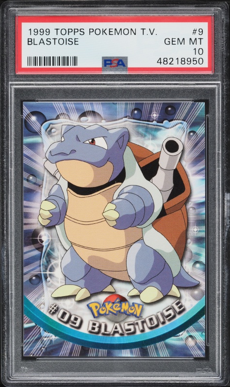 1999 topps pokemon card values Blastoise #9 TV – Bescards 1999 Topps Pokemon Cards |