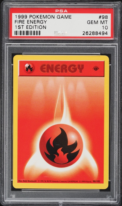 1995 fire energy pokemon card (FIR) 2022 Go Japanese Fire Rarity I got this from Le