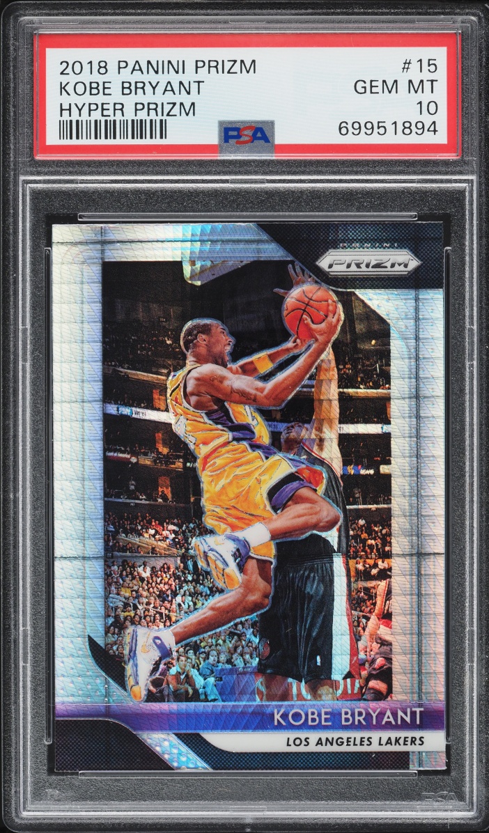 2018 Panini Prizm Hyper Kobe Bryant #15 PSA 10 GEM MINT