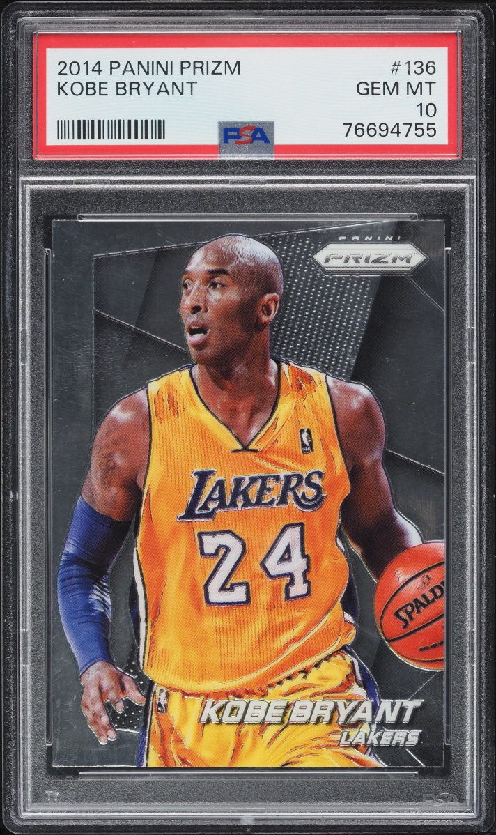 2014 Panini Prizm Kobe Bryant #136 PSA 10 GEM MINT