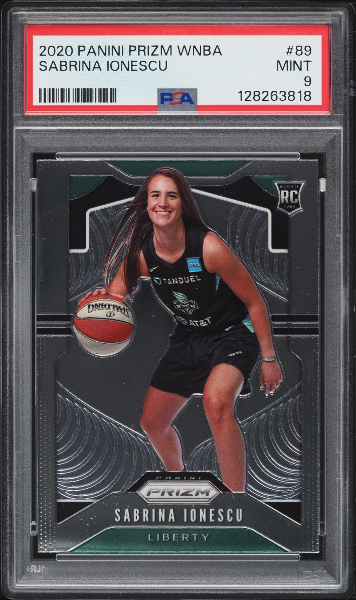 2020 Panini Prizm WNBA Sabrina Ionescu ROOKIE #89 PSA 9 MINT