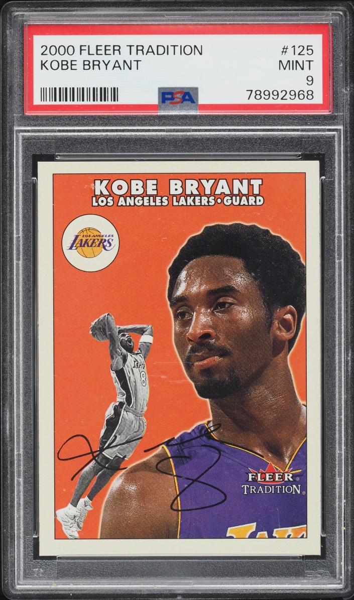 2000 Fleer Tradition Kobe Bryant #125 PSA 9 MINT