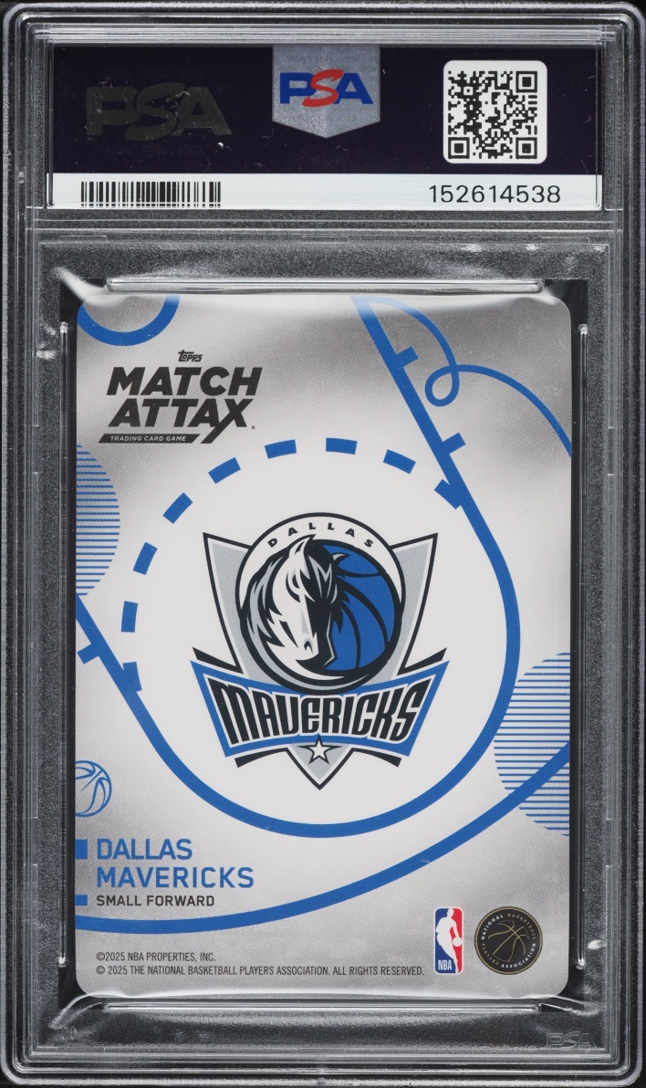 2025 Topps Match Attax Hot Prospects Cooper Flagg ROOKIE #HP-CF PSA 10 GEM MINT