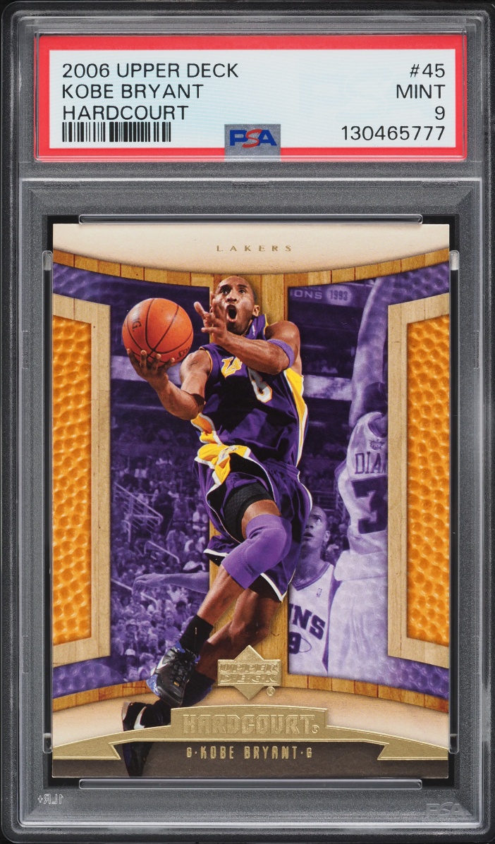2006 Upper Deck Hardcourt Kobe Bryant #45 PSA 9 MINT
