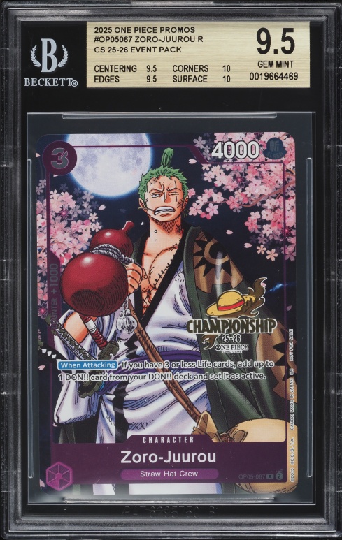 2025 One Piece Championship '25-'26 Event Pack Alt Art Zoro-Juurou