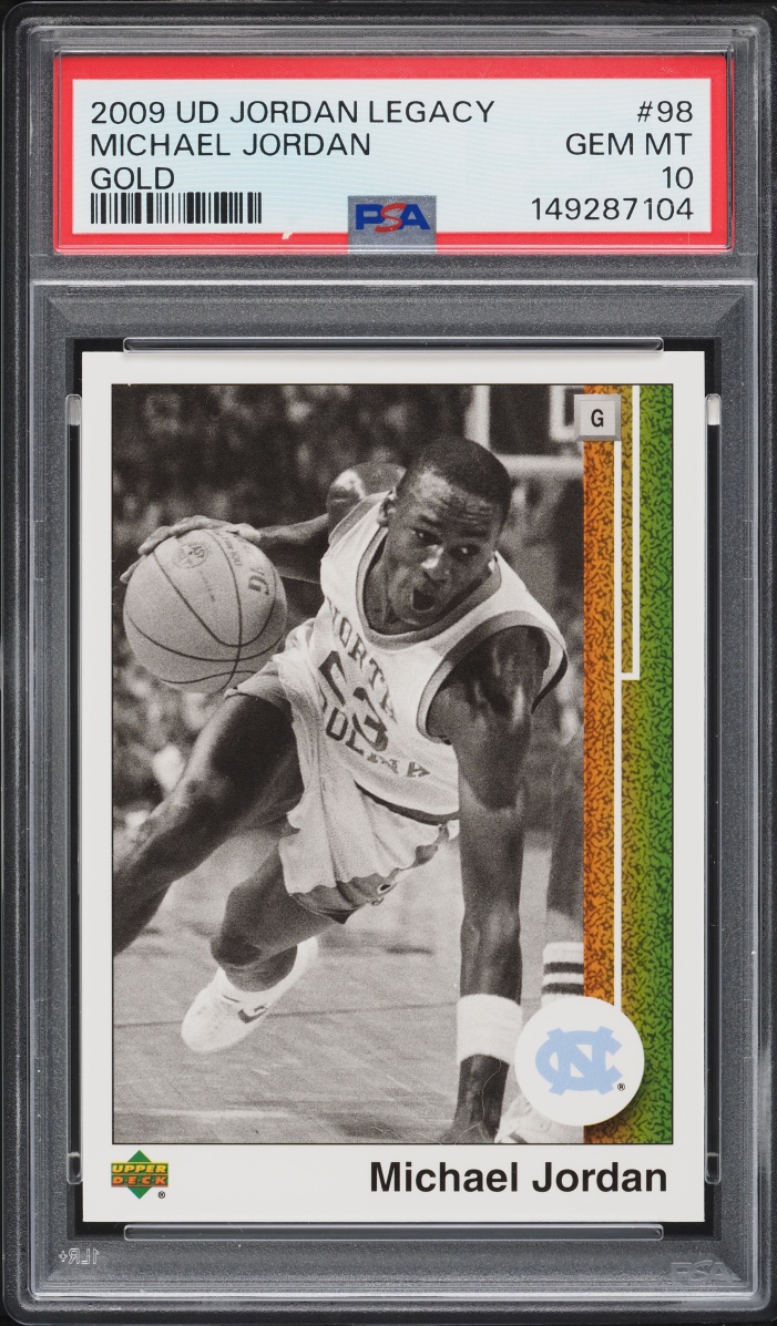 2009 Upper Deck Jordan Legacy Gold Michael Jordan #98 PSA 10 GEM MINT