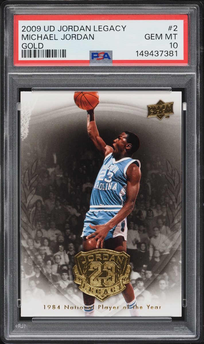 2009 Upper Deck Jordan Legacy Gold Michael Jordan #2 PSA 10 GEM MINT