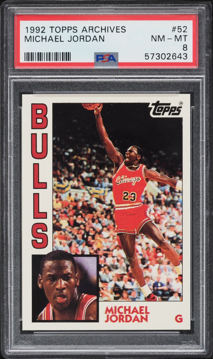 1992 Topps Archives Michael Jordan #52 PSA 8 NM-MT