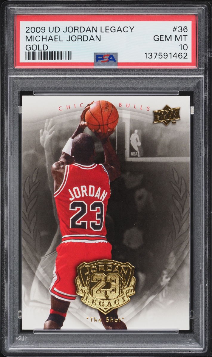 2009 Upper Deck Jordan Legacy Gold Michael Jordan #36 PSA 10 GEM MINT