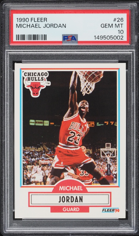 1990 Hoops Michael Jordan ALL-STAR #5 PSA 10 GEM MINT on Fanatics